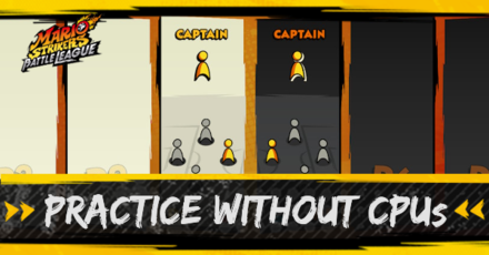 Mario Strikers Battle League - How to Practice without CPUs