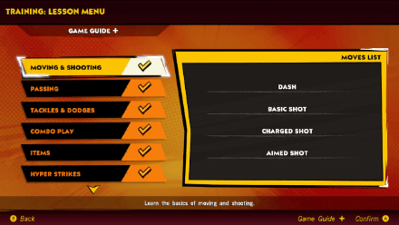 Mario Strikers Training Mode