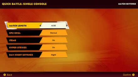 Mario Strikers Match Length