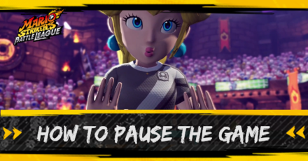 Mario Strikers Battle League - How to Pause the Game