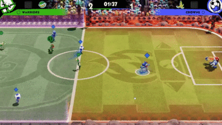 Mario Strikers  Battle League - Cancel Charged Tackle