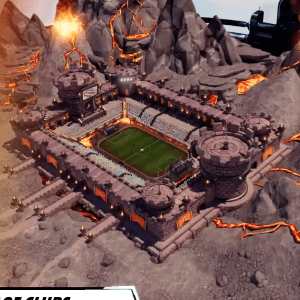 Mario Strikers Lava Castle 2