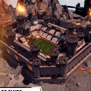 Mario Strikers Lava Castle 3