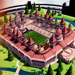 Mario Strikers Royal Castle 3