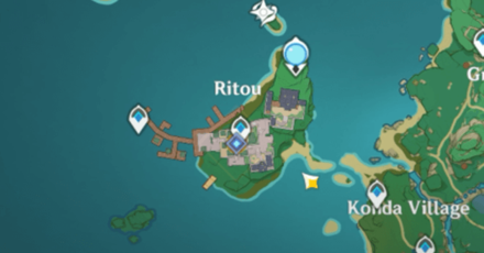 Genshin - Arataki Great Drumalong Festival Quest Guide - Teleport to Ritou Inazuma