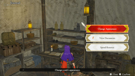 FEW3H - Inspect the Journal and Select Change Appearance