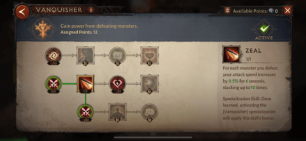 Paragon Tree Vanquisher Zeal