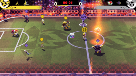 Mario Strikers Orb Frequency Increases with Time