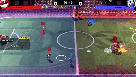 Mario Strikers Battle League - Increases Tackle Range.gif