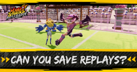 Mario Strikers Battle League - Can You Save Replays