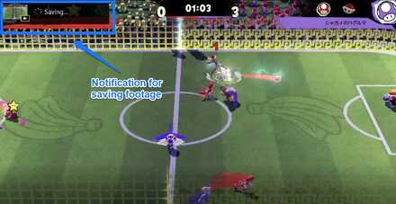 Mario Strikers Battle League- Taking a Screen Recording