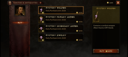 Diablo Immortal - Buy Out the Rarities & Antiquities Shop