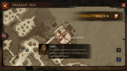 Diablo Immortal - Lost Artifact Location