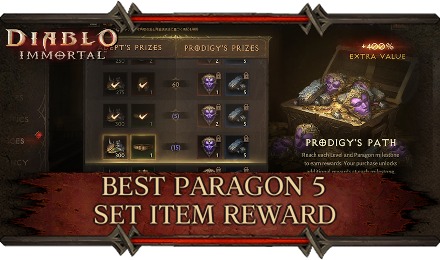 Diablo Immortal - Best Paragon 5 Set Item Reward