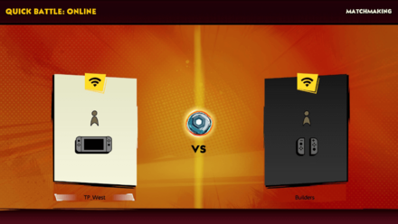 Mario Strikers Start Online Match