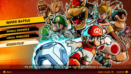 Mario Strikers Online Quick Battles