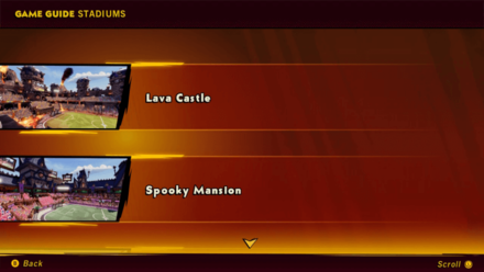 Mario Strikers Battle League - Stadiums