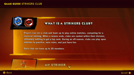 Mario Strikers Battle League - Strikers Club