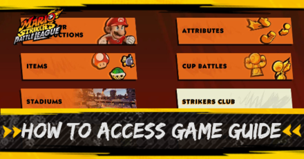 Mario Strikers Battle League - How to Access Game Guide