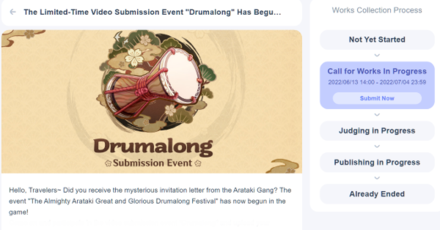 Genshin - Visit the Event Page to Participate