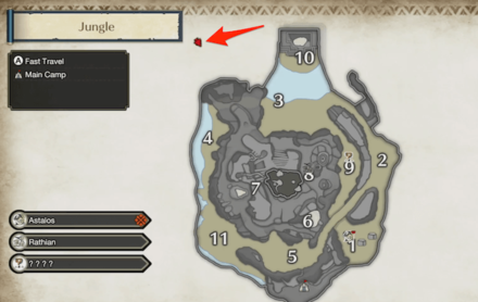 MH Rise Sunbreak - Secret Island on the Map