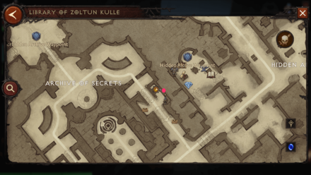 Lost Page Archive of Secrets East Map View