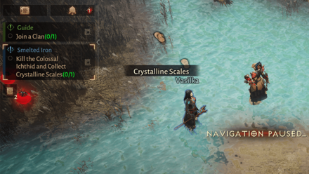 Crystalline Scales - Smelted Iron Side Quest
