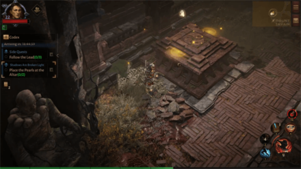 Diablo Immortal - Place Pearls at Altar