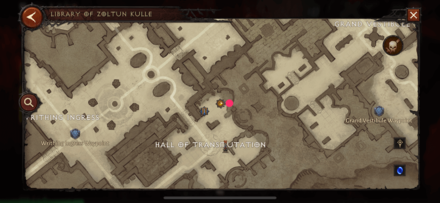 Hall of Transmutation North Lost Page Map View
