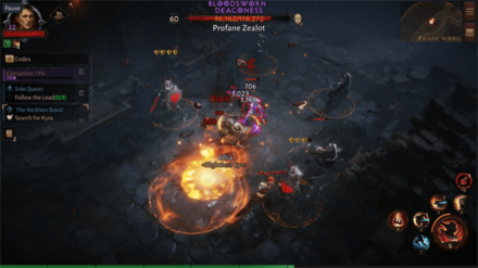 Diablo Immortal - Defeat the Bloodsworn Deaconess