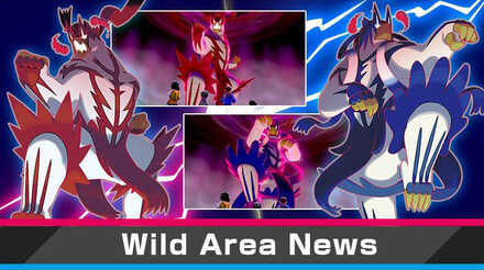 ◓ Pokémon Sword/Shield (Wild Area News): Pokémon do tipo Fada e tipo Voador  invadem a área, além de dois monstrinhos Gigantamax, confira os detalhes