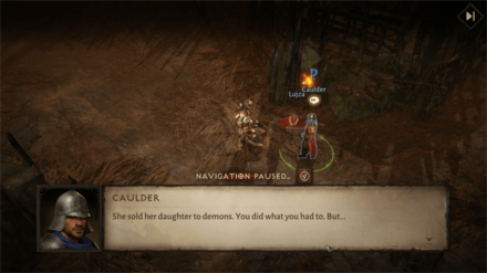 Diablo Immortal - Talk to Caulder