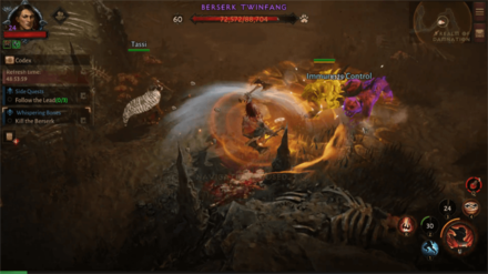 Diablo Immortal - Kill the Berserk Twinfang