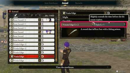 Fire Emblem Warriors Three Hopes - Weapon Attributes