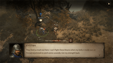 Diablo Immortal - Talk to Ryston