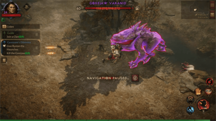 Diablo Immortal - Kill the Gorejaw Varanid