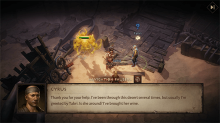 Diablo Immortal - Talk to Cyrus