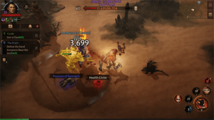 Diablo Immortal - Defeat the Sand Scorpions