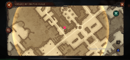 20 Archive of Secrets Southwest Room Lost Page Map View