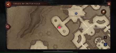 13 Forbidden Archive Waypoint West Wing Lost Page Map View