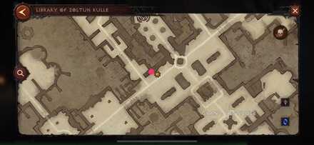 19 Archive of Secrets South Library Hall Lost Page Map View