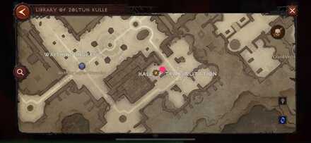26 Hall of Transmutation West Room Lost Page Map View