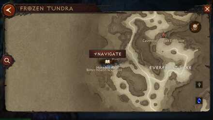 Frozen Tundra Map