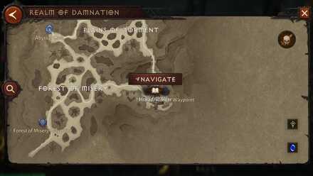 Realm of Damnation Map