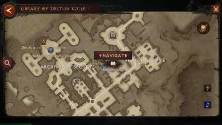 Library of Zoltun Kulle Map