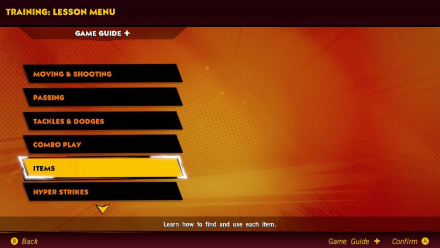 Mario Strikers - How to Use Items in Training