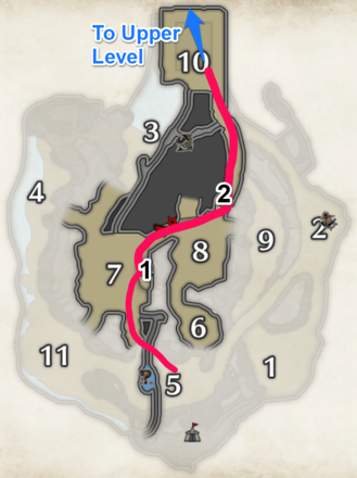 MH Rise Sunbreak - Jungle Lower Level Bonepile Route