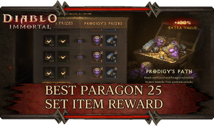 Diablo Immortal - Best Paragon 25 Set Item Reward