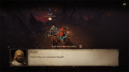 Diablo Immortal - Talk to Majid