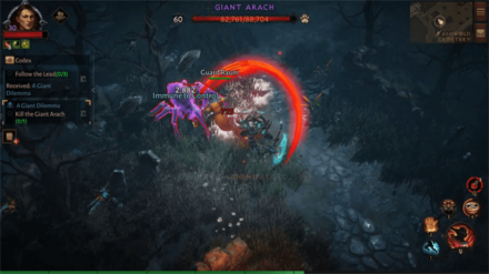 Diablo Immortal - Find and Kill the Giant Arach